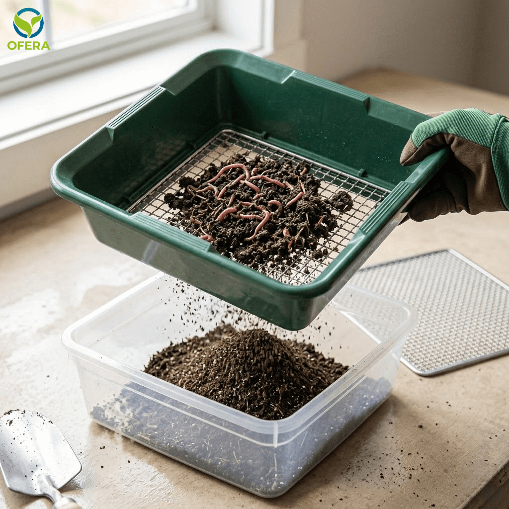 Tamis pour jardin 35 x 35 cm – Maille 6 mm &amp; 12 mm pour terre et compost