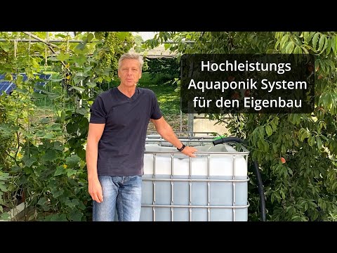 3 IBC Aquaponik Hochleistungsanlage - Bauanleitung &amp; Bausatz mit Bauteilen &amp; Komponenten, Eigenbau-Set